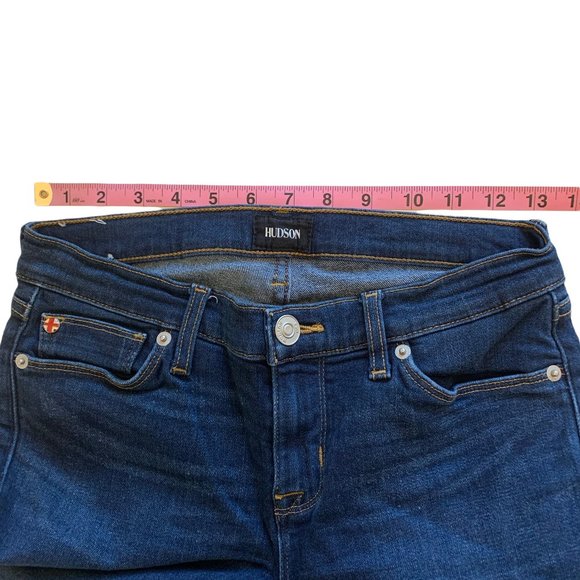HUDSON Krista Super Skinny Jeans Dark Blue 26 - Picture 9 of 12